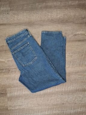 High-Rise Wide Leg Women's Jeans in Classic Blue